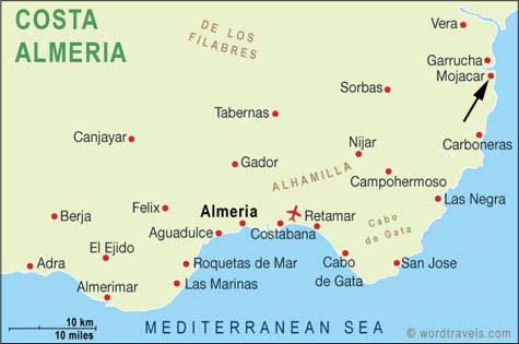 Spain map.