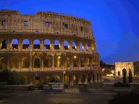 ColisseumandConstantinesArchByNight.jpg