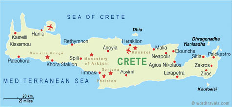 Greece map.