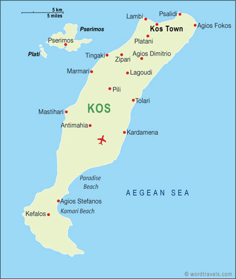 Greece map.