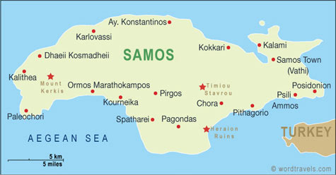 Greece map.