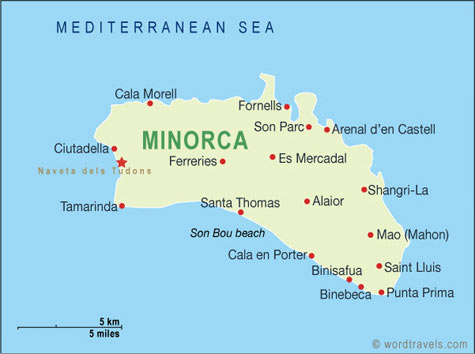 Spain map.