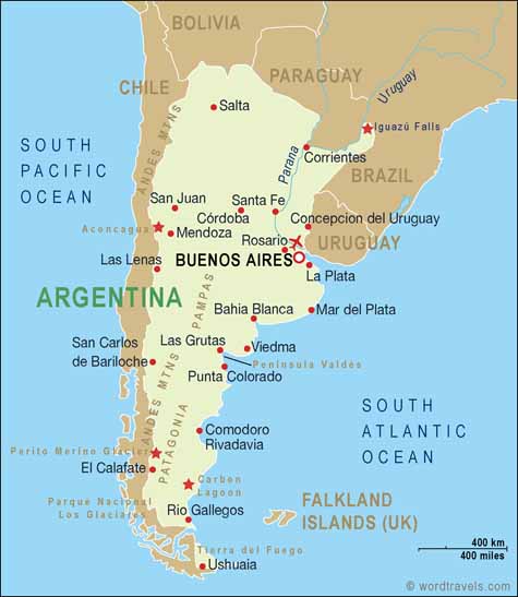 Map Argentina