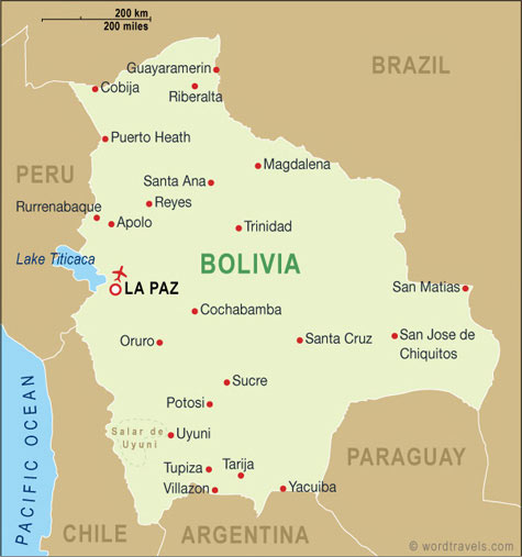  this page if you would like permission to use this map of Bolivia 