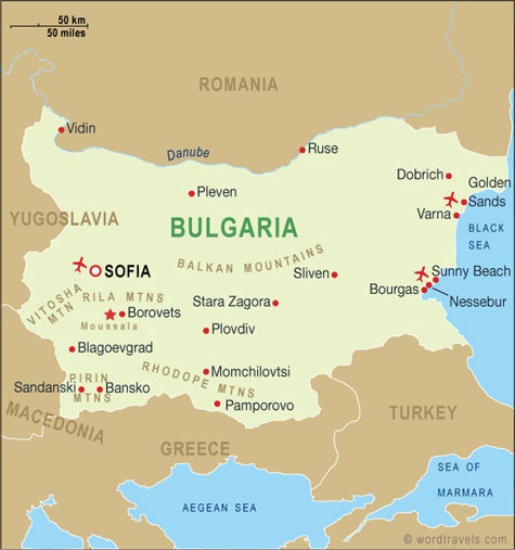 Bulgaria Map, Bulgaria Maps and Travel Guides