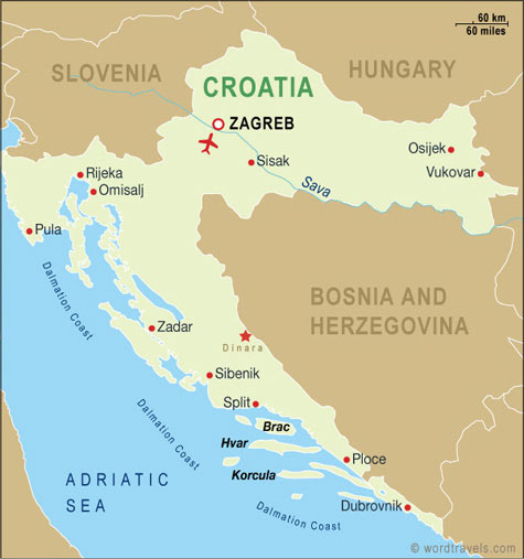 Croatian maps