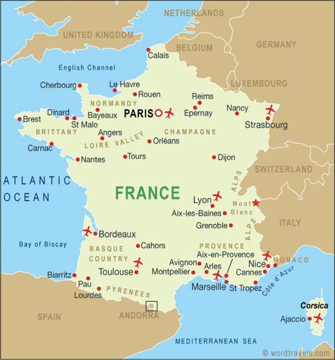 map of france with cities. France Map, France Maps and