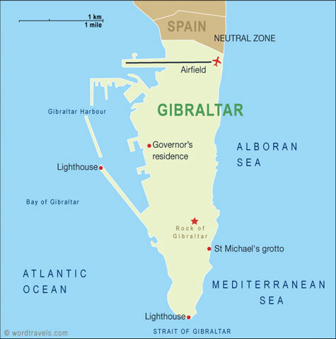 gibraltar map semblance