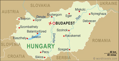 Map Hungary