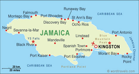 Afbeeldingsresultaat voor jamaica map