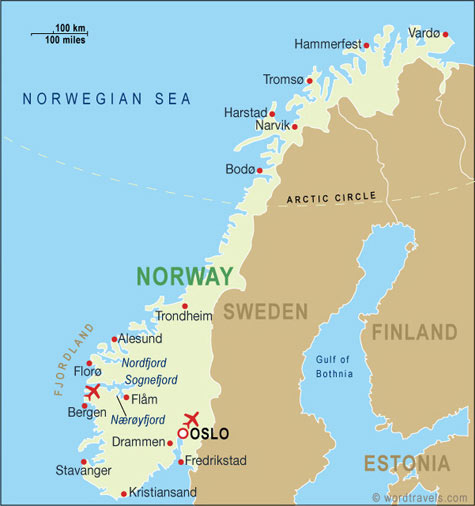 Norway Map, Norway Maps and Travel Guides