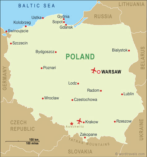 Map+of+poland+cities