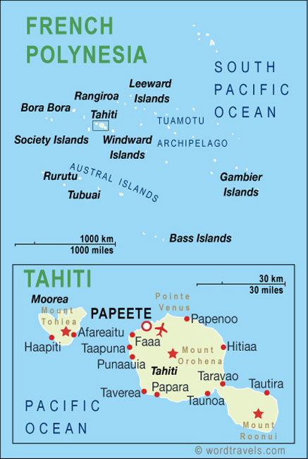 french polynesia map