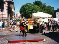 Informal tango in Plaza Dorrego Buenos
Aires