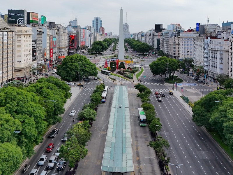 Avenida nueve de Julio photo