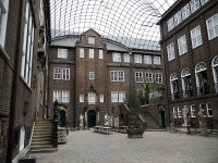 Hamburg Museum courtyard