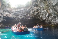 Melissani and Drogarati Caves photo