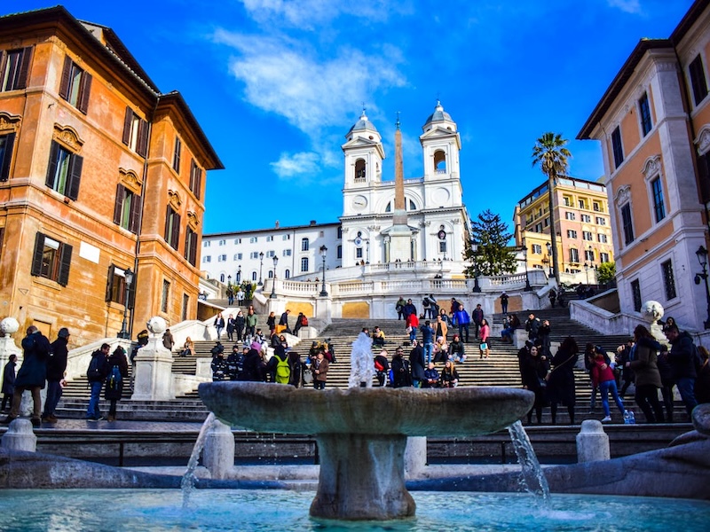 The Spanish Steps and Piazza di Spagna photo