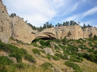 Pictograph Cave State Park photo