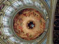 Dome inside St Isaac's Cathedral