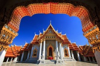 Wat Benchamabophit (The Marble Temple) photo